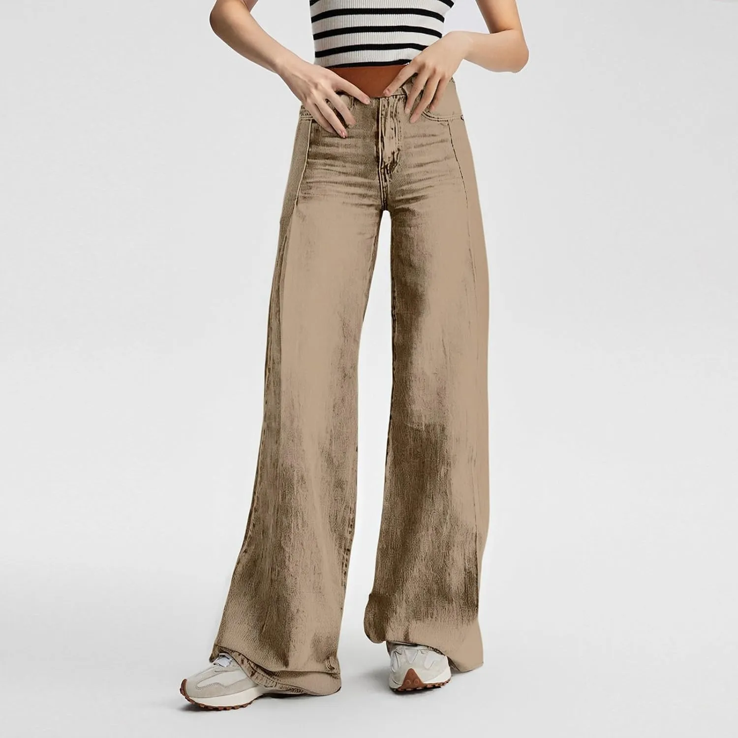 Baggy Jeans Women Long Wide Leg Dressy Casual Baggy Jeans Y2K Trendy Summer Women's Lounge Pants Pockets