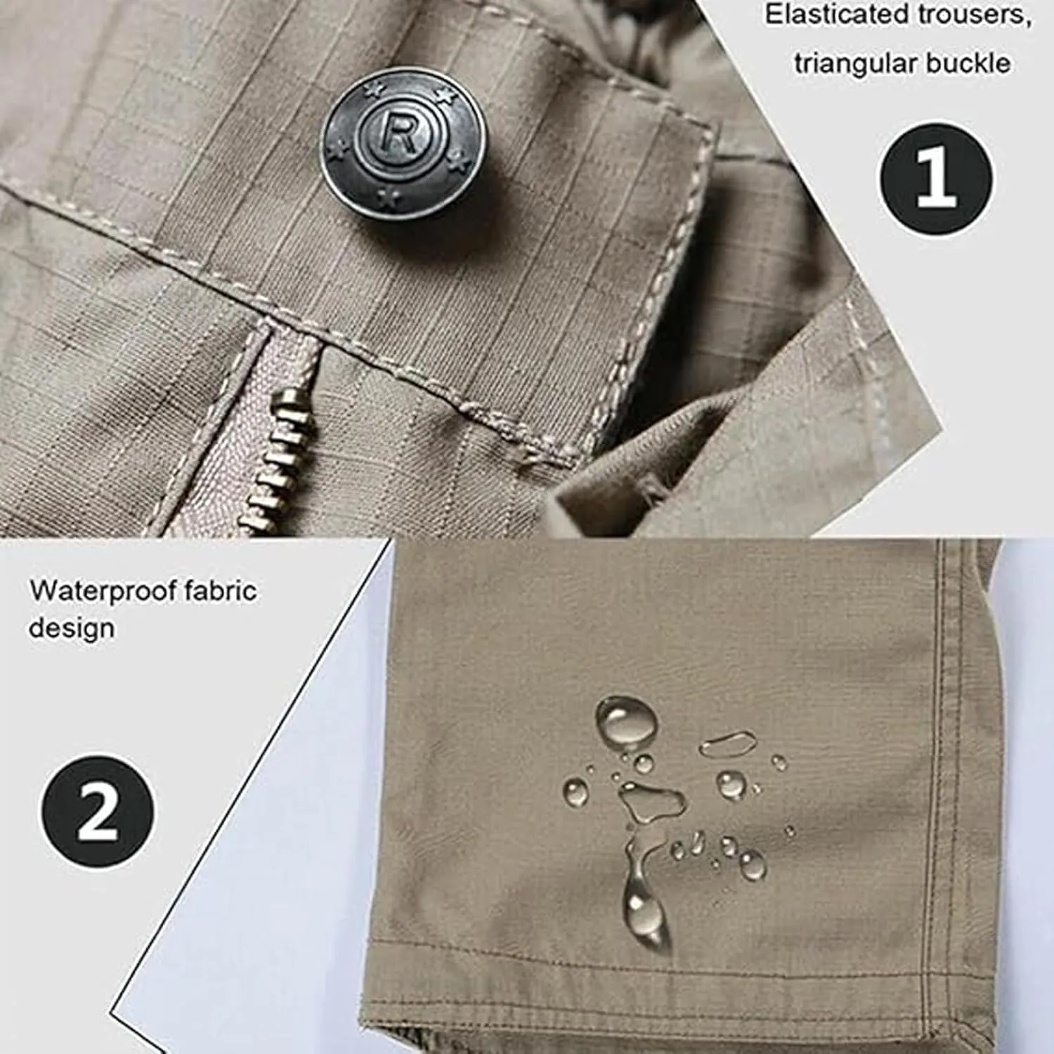 Le Spartan Tactical Pants, Lespartan Tactical Pants, 10-Pocket Lightweight Water Resistant Ripstop Cargo Pants