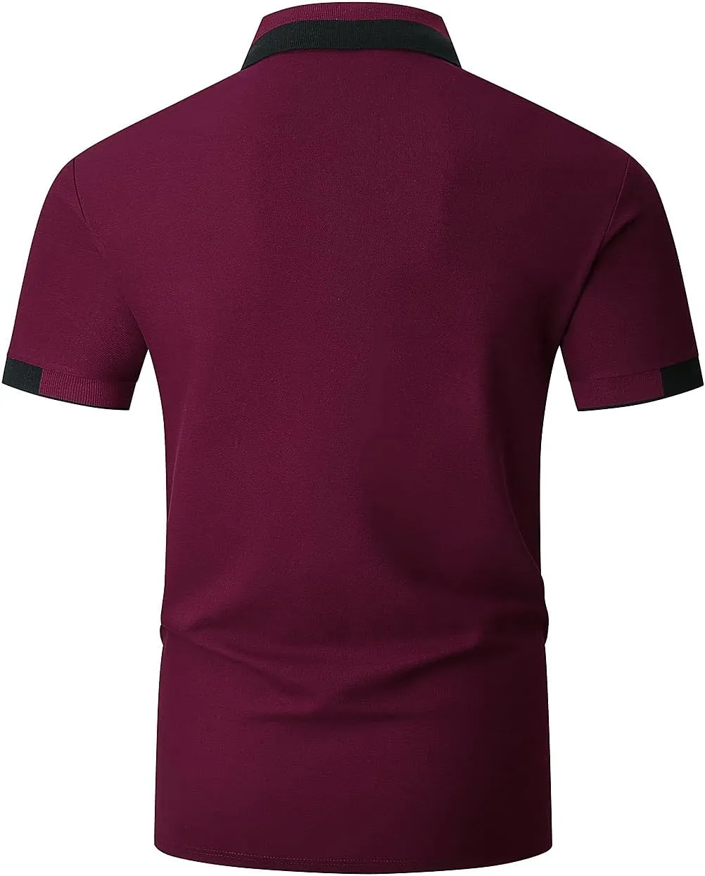 Mens Polo Shirts Short Sleeve Regular-Fit Quick-Dry Golf Polo Shirt Casual T Shirts Collared Shirts Short Sleeve