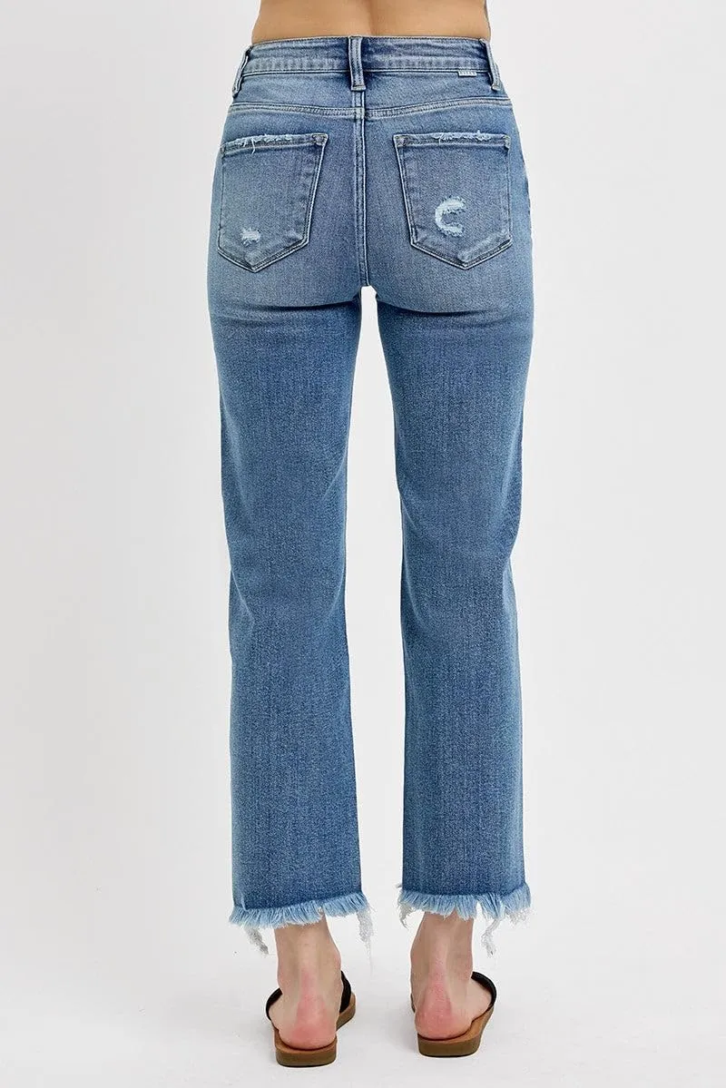 SALT TREE Risen Jeans - High Rise Straight Jeans - RDP5116