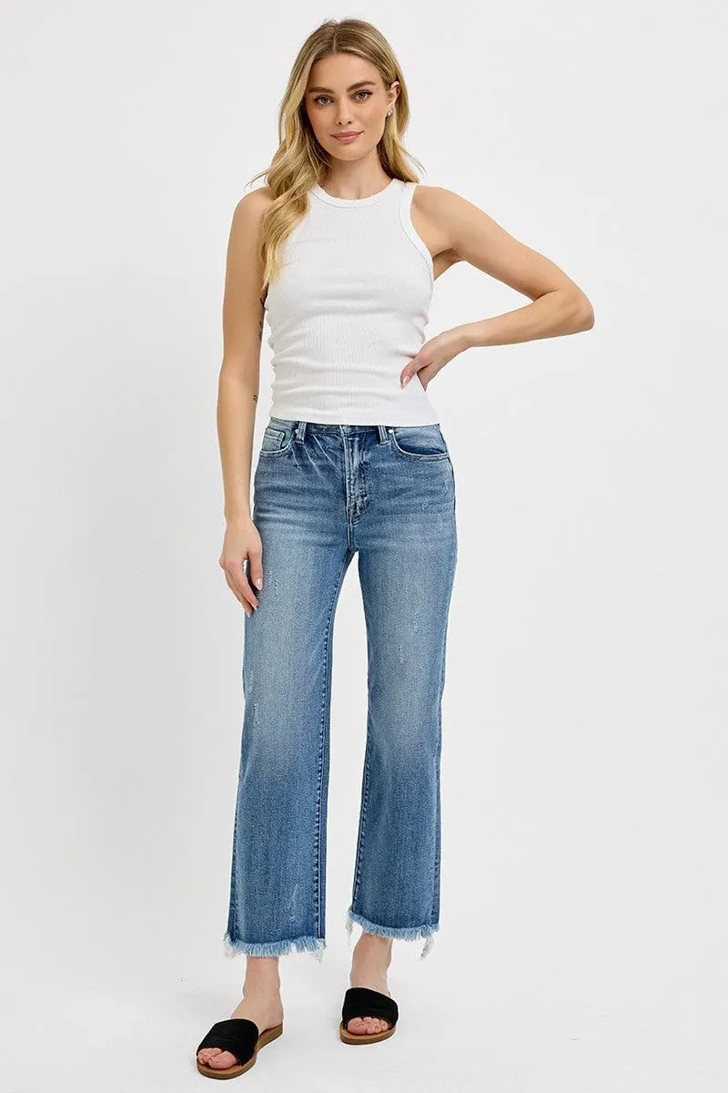 SALT TREE Risen Jeans - High Rise Straight Jeans - RDP5116