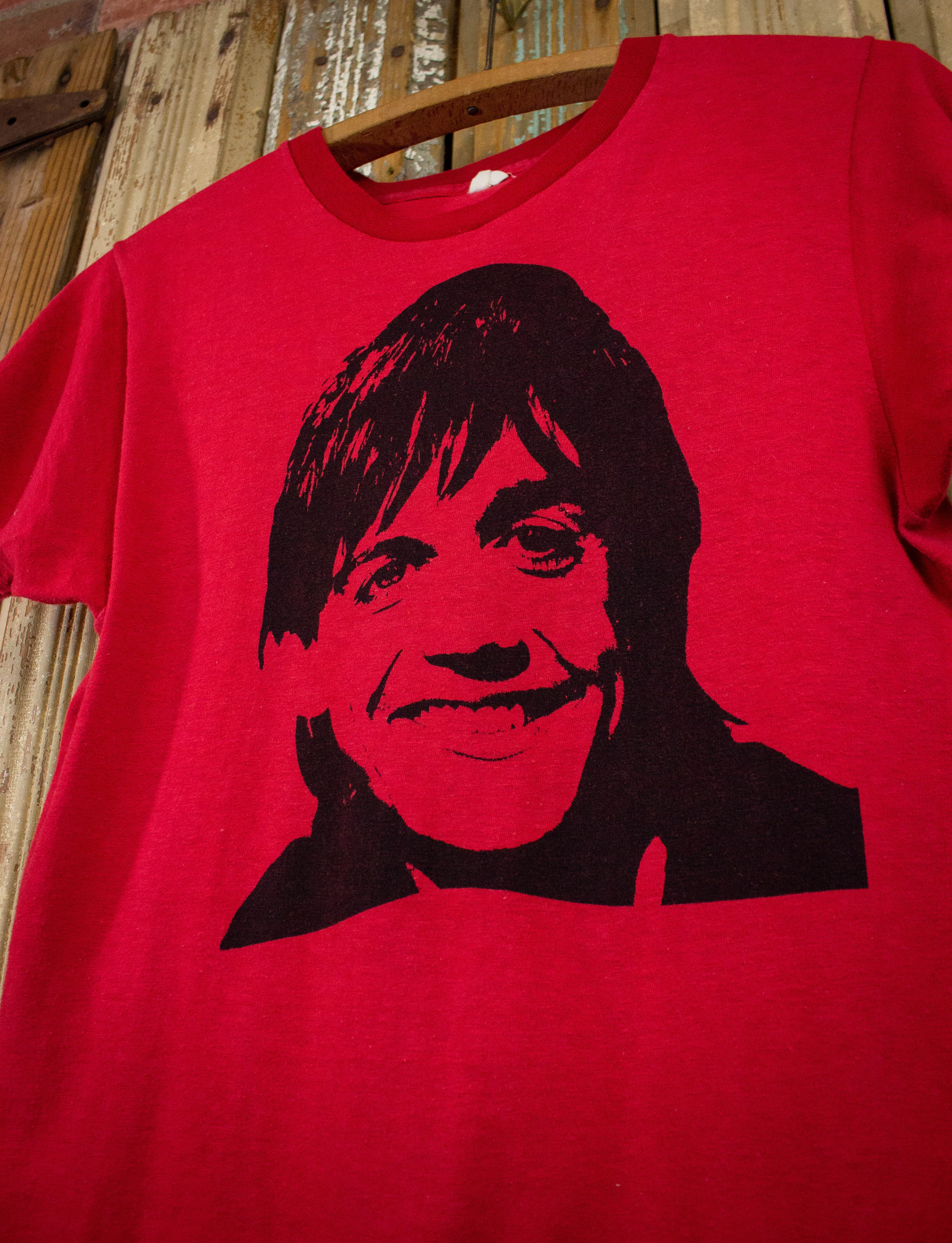 Vintage Iggy Pop Lust For Life Concert T Shirt 1977 Red Medium